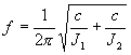 Equation of Torsion Natural Frequency