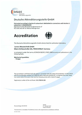DAkkS-Certificate