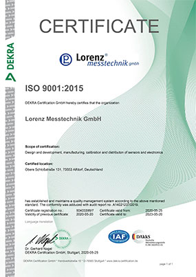 ISO 9001:2015 Certificate